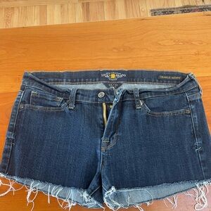 Lucky brand cutoff jeans.